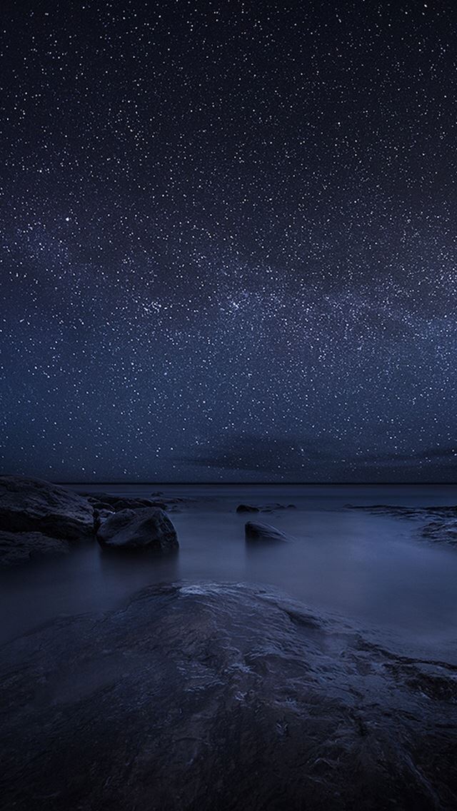 1284x2778 Starry Sky Night Lake - lake iPhone Wallpaper