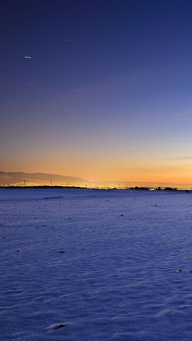 Freezing Night in Switzerland Star Trails Sky  iPhone wallpaper 