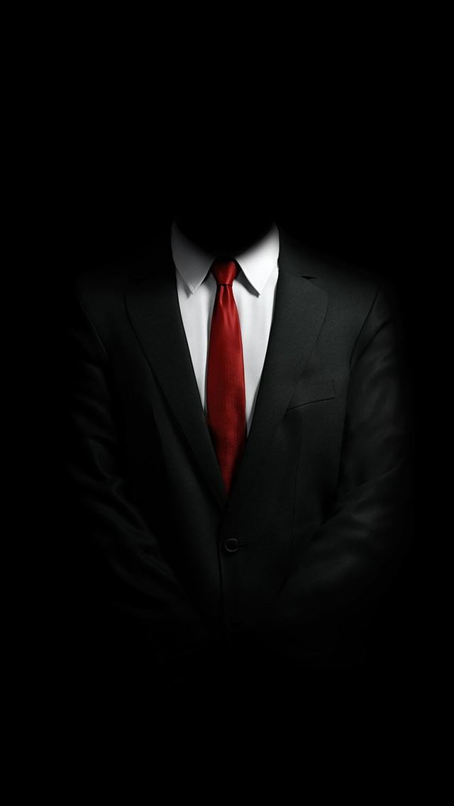 640x1136 Mystery Man In Suit -  iPhone Wallpaper