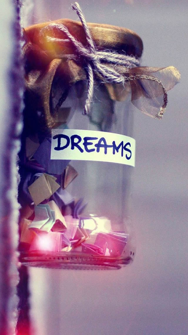 Dreams In A Jar iPhone wallpaper 
