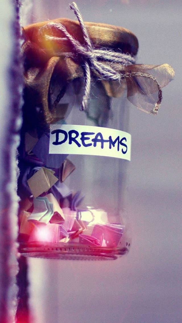 640x1136 Dreams In A Jar - pure iPhone Wallpaper