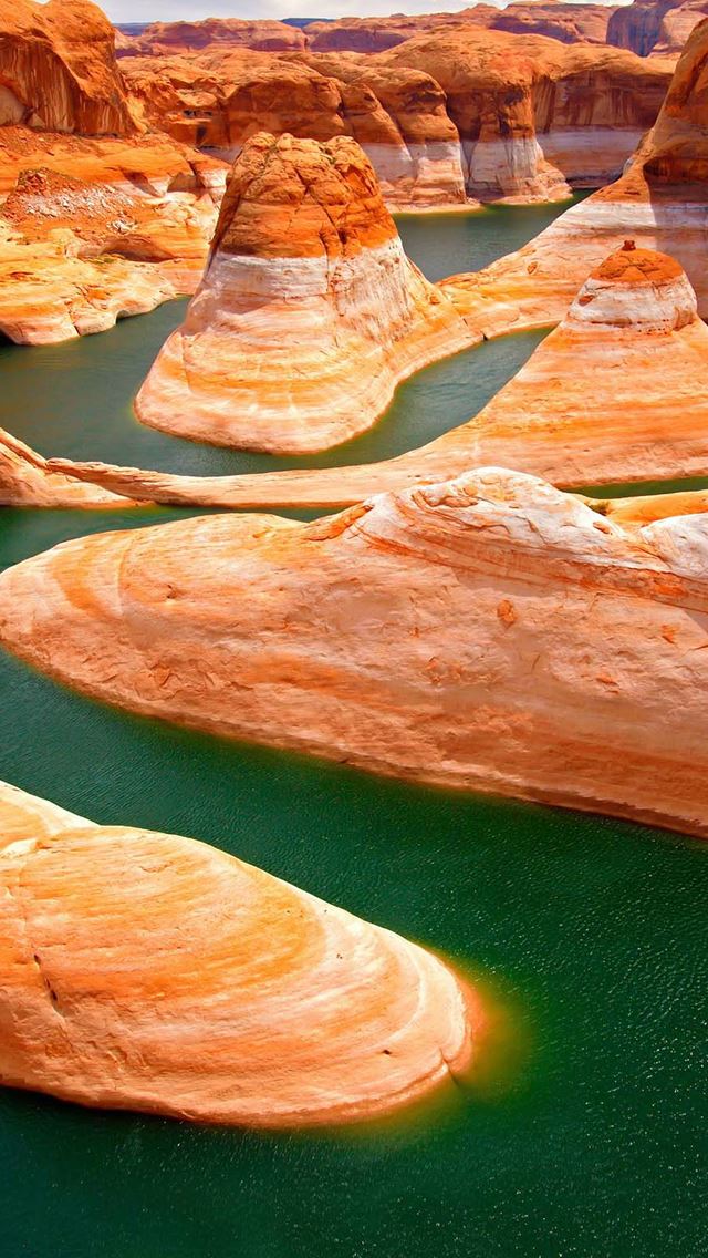 640x1136 Glen Canyon Rock Formations Landscape - formations iPhone Wallpaper
