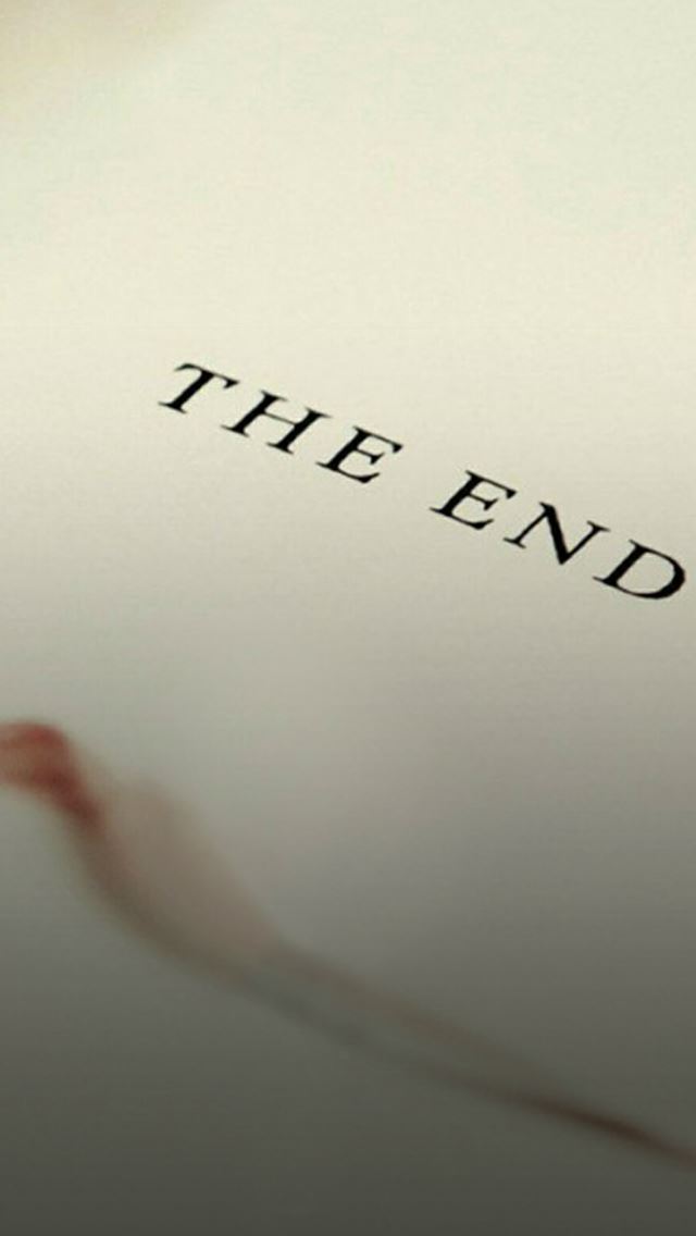 640x1136 Simple Book End - pure iPhone Wallpaper