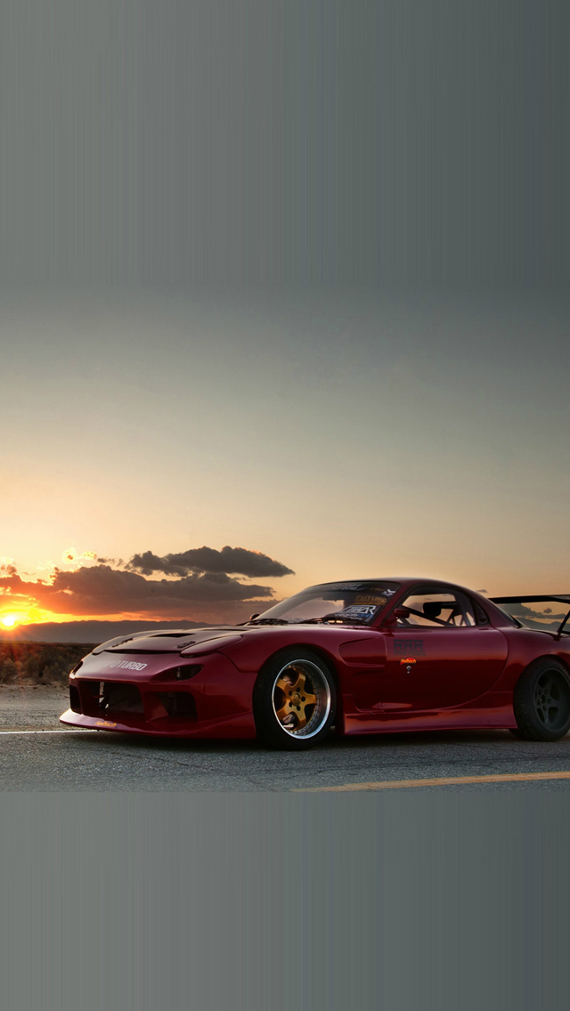 Mazda Rx7 Sunset Iphone Wallpapers Free Download