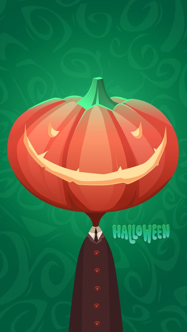 640x1136 Halloween Mr Pumpkin - pumpkin iPhone Wallpaper