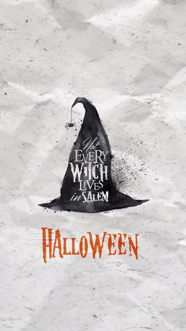 640x1136 Halloween Witch Hat -  iPhone Wallpaper
