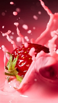 strawberry themed phone wallpaperTikTok Search