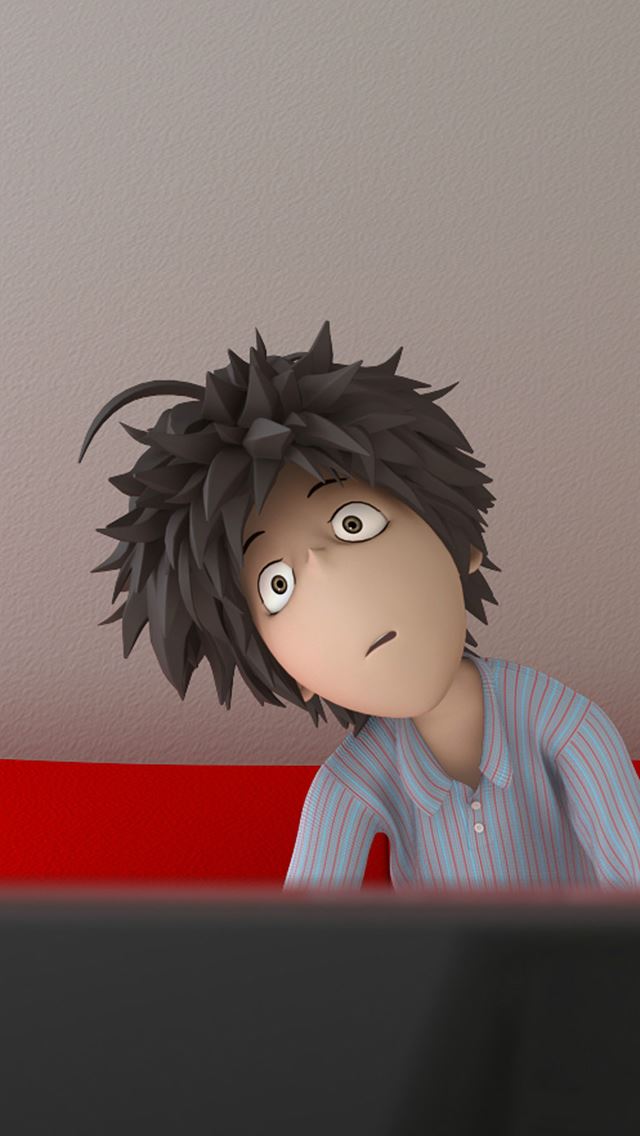 640x1136 Lazy Mess Up Alarm Cartoon -  iPhone Wallpaper