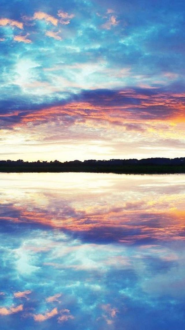 640x1136 Nature Pure Landscape - clouds iPhone Wallpaper