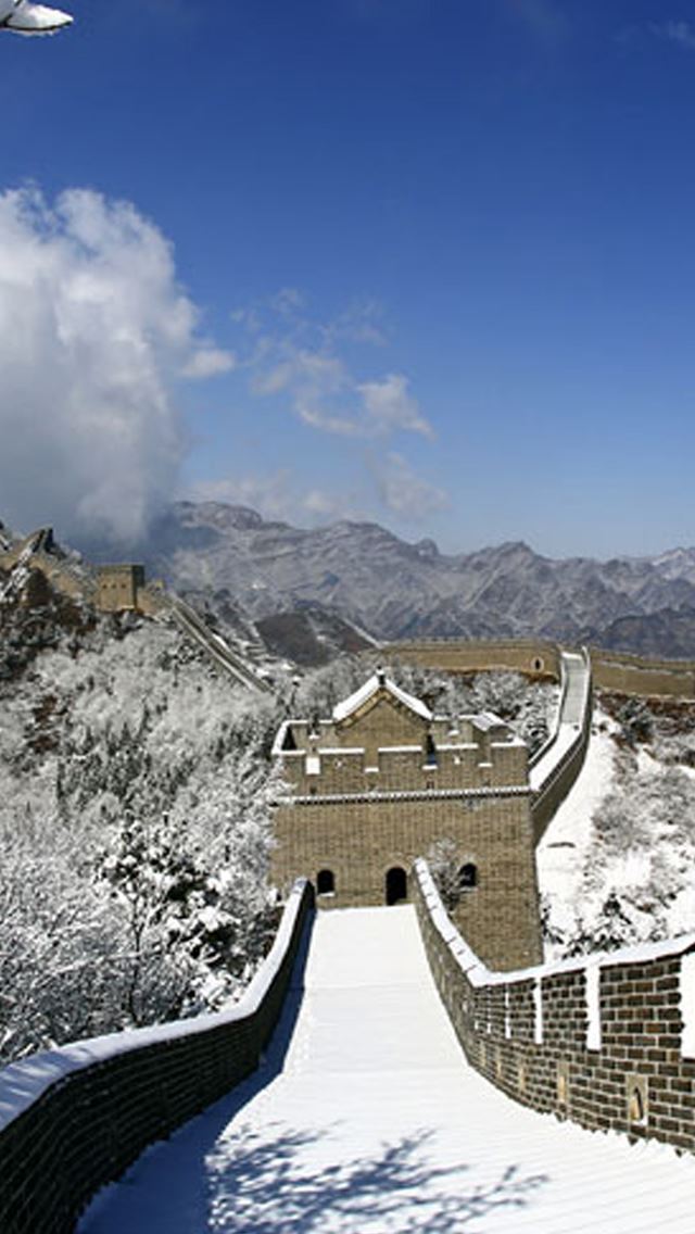 640x1136 The Great Wall - yosemite iPhone Wallpaper