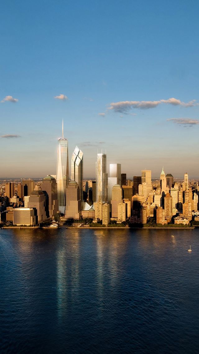 640x1136 New York Building At Dusk - building iPhone Wallpaper