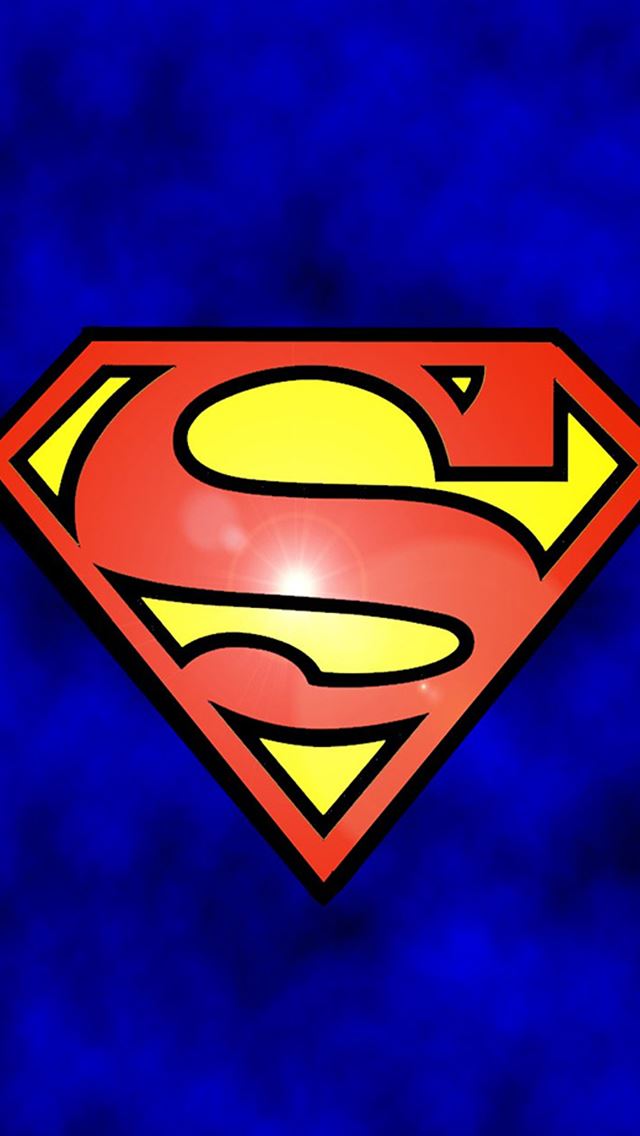 640x1136 Abstract Superman Logo - logo iPhone Wallpaper