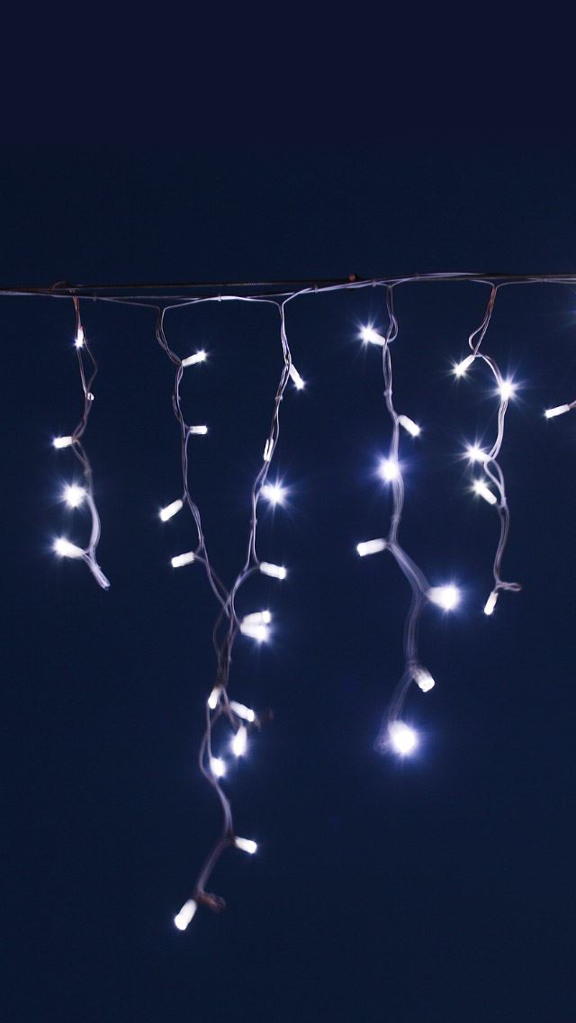 640x1136 Christmas Lightening -  iPhone Wallpaper
