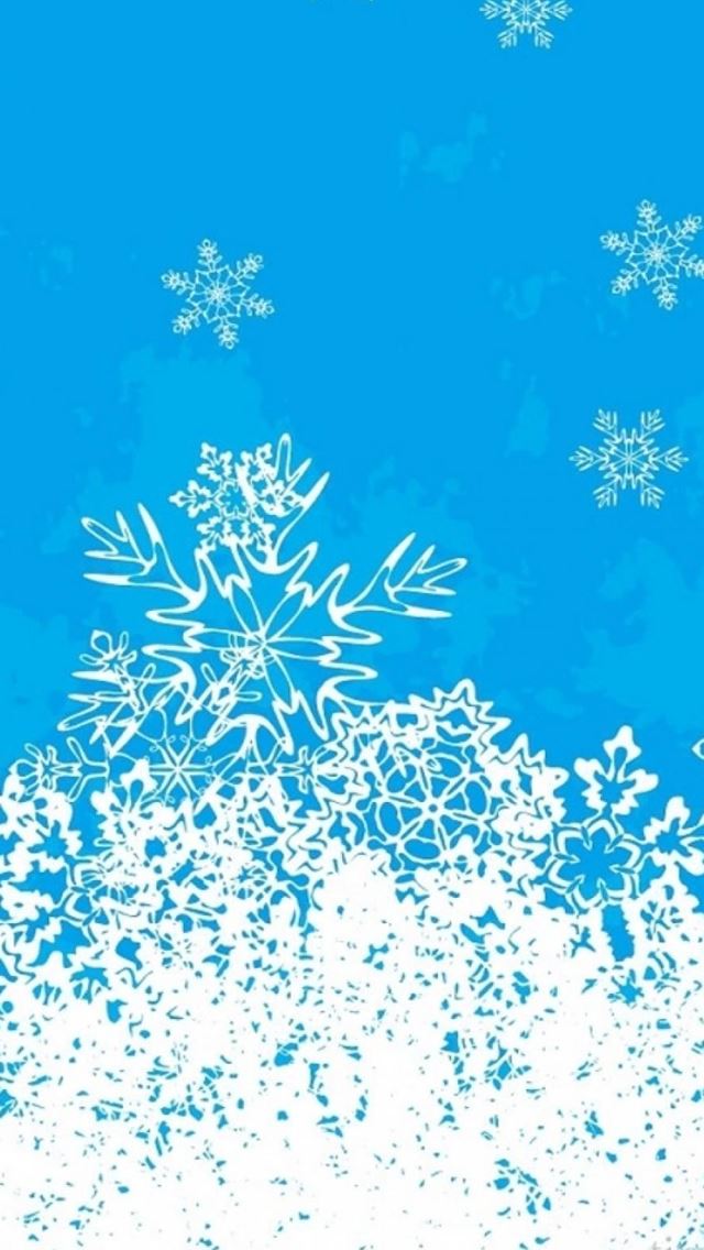 640x1136 Abstract Christmas Snowflake Pattern Background - snowflake iPhone Wallpaper