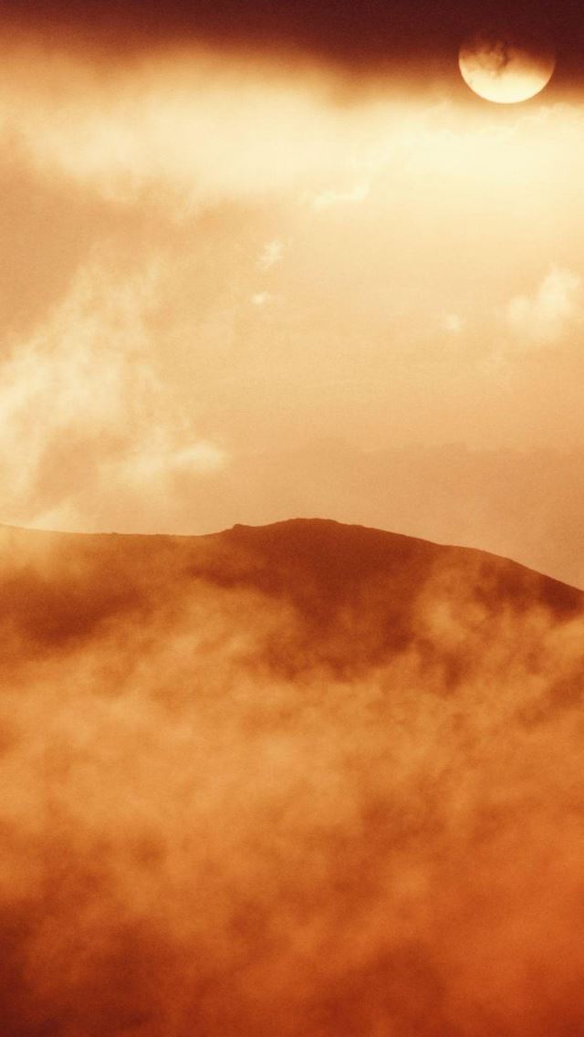 640x1136 Desert Sand Storm Background - desert iPhone Wallpaper