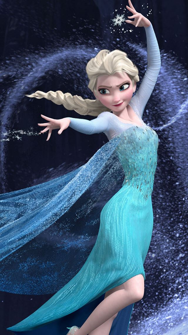 640x1136 Frozen Ice Princess - movie iPhone Wallpaper