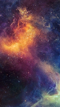 Beautiful Colored Space Nebula wallpaper