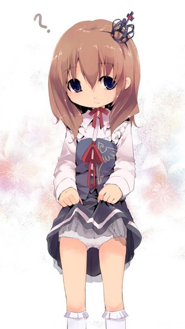 640x1136 Cute Anime Girl - pink iPhone Wallpaper