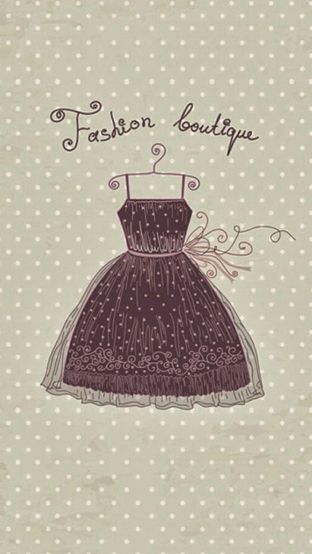 640x1136 Fashion Boutique Vintage Dress - style iPhone Wallpaper