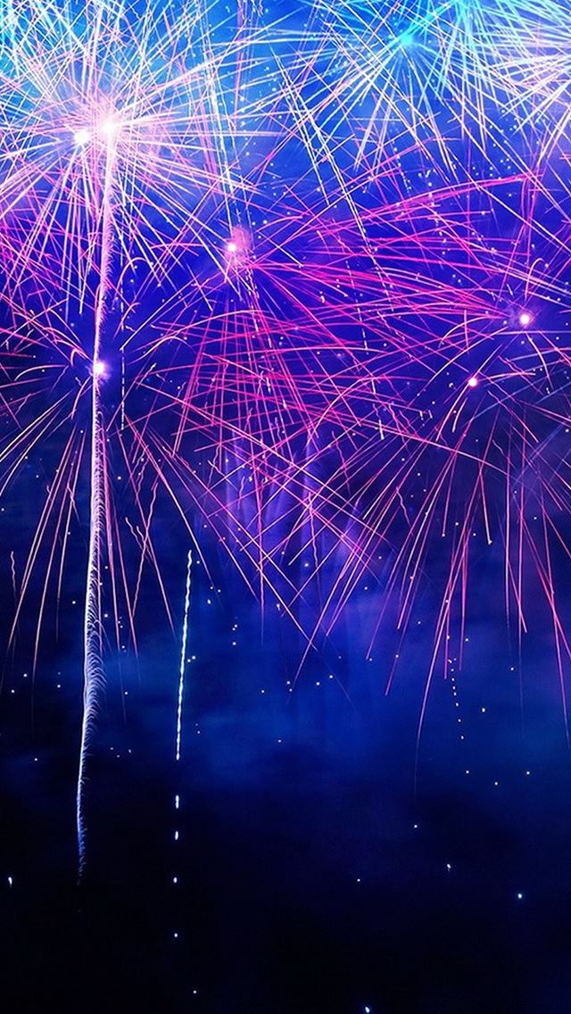 640x1136 Happy New Year 2015 Fireworks - glitter iPhone Wallpaper