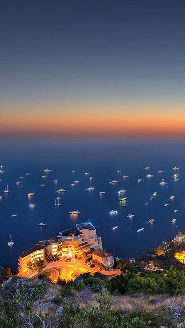 640x1136 Nature Peaceful Seashore Landscape - seashore iPhone Wallpaper