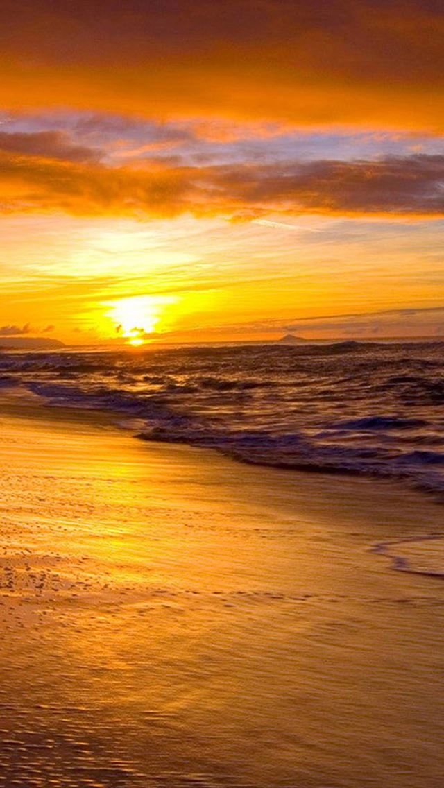 640x1136 Nature Sea Wave Landscape - skyscape iPhone Wallpaper