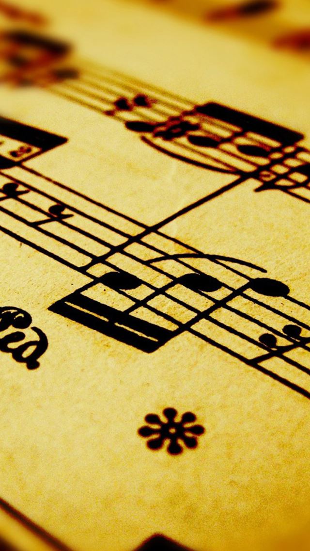 640x1136 Music Composition Note Background - composition iPhone Wallpaper
