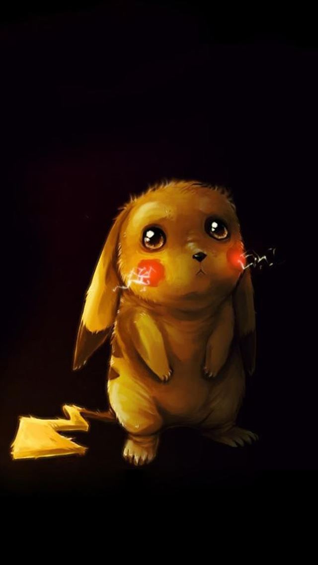 640x1136 Cute Poor Pikachu - bubble iPhone Wallpaper
