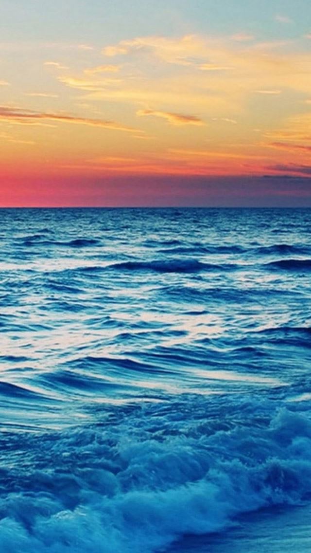 640x1136 Nature Ocean Sea Skyline - skyscape iPhone Wallpaper