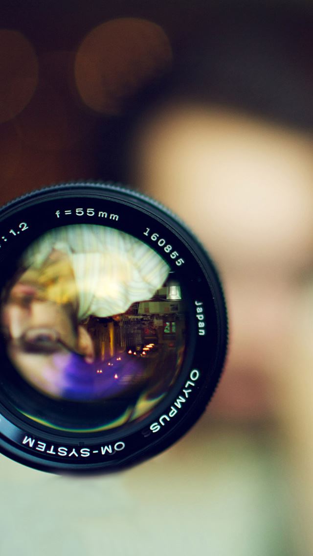 640x1136 55MM Olympus Camera Lens - camera iPhone Wallpaper