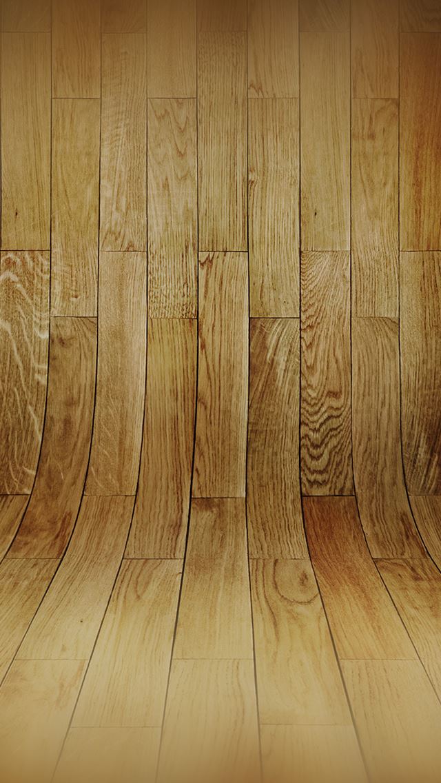 640x1136 Curved 3D Wood Planks Texture - 3d iPhone Wallpaper