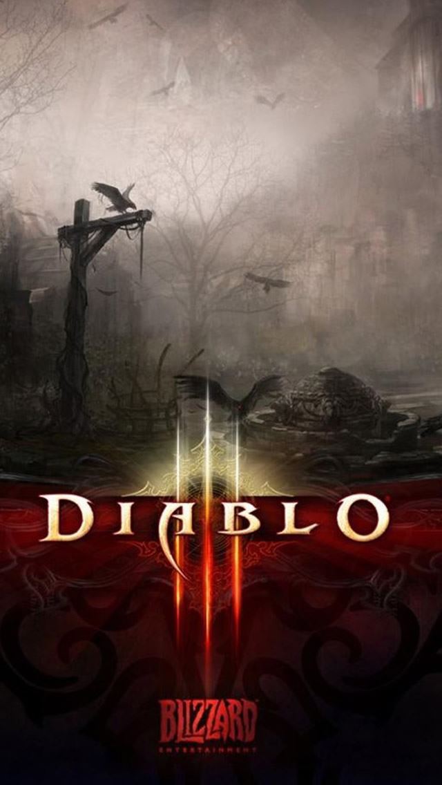 640x1136 Diablo ⅡPoster - game iPhone Wallpaper