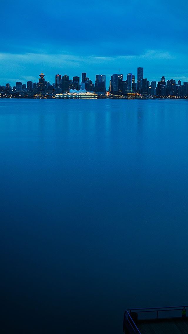 640x1136 Nature Afternoon City Blue Lake Landscape - lake iPhone Wallpaper