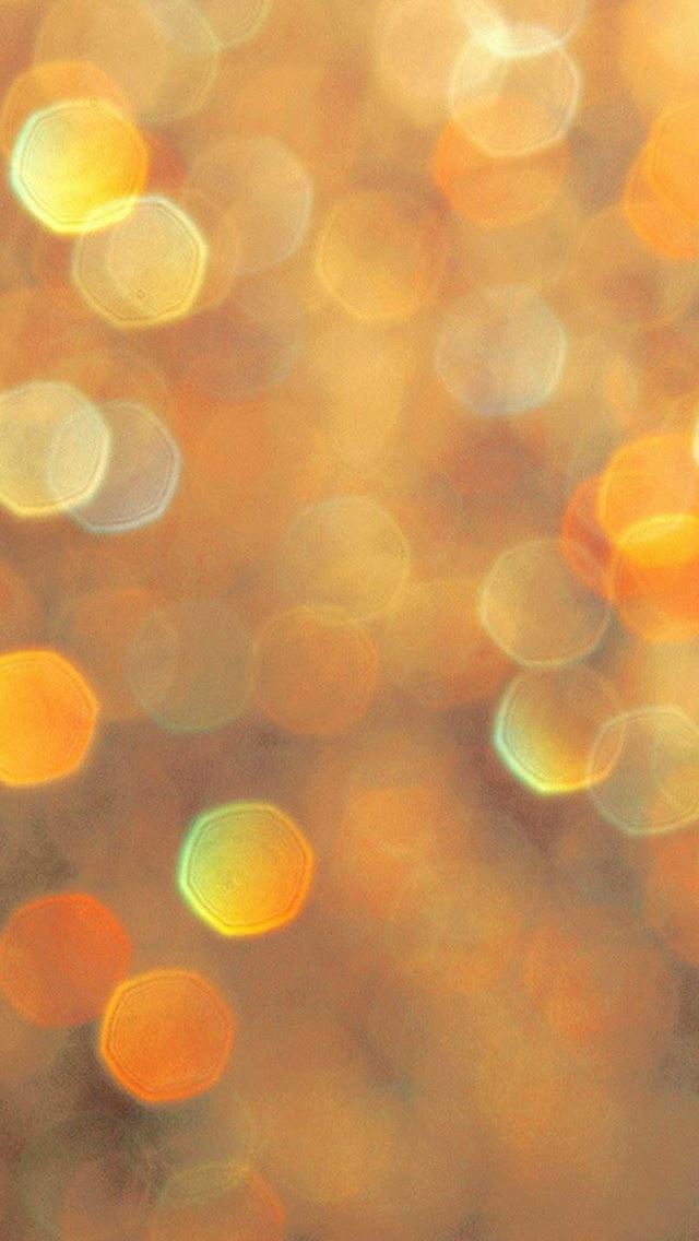 640x1136 Warm Orange Light Bokeh Pattern - bokeh iPhone Wallpaper