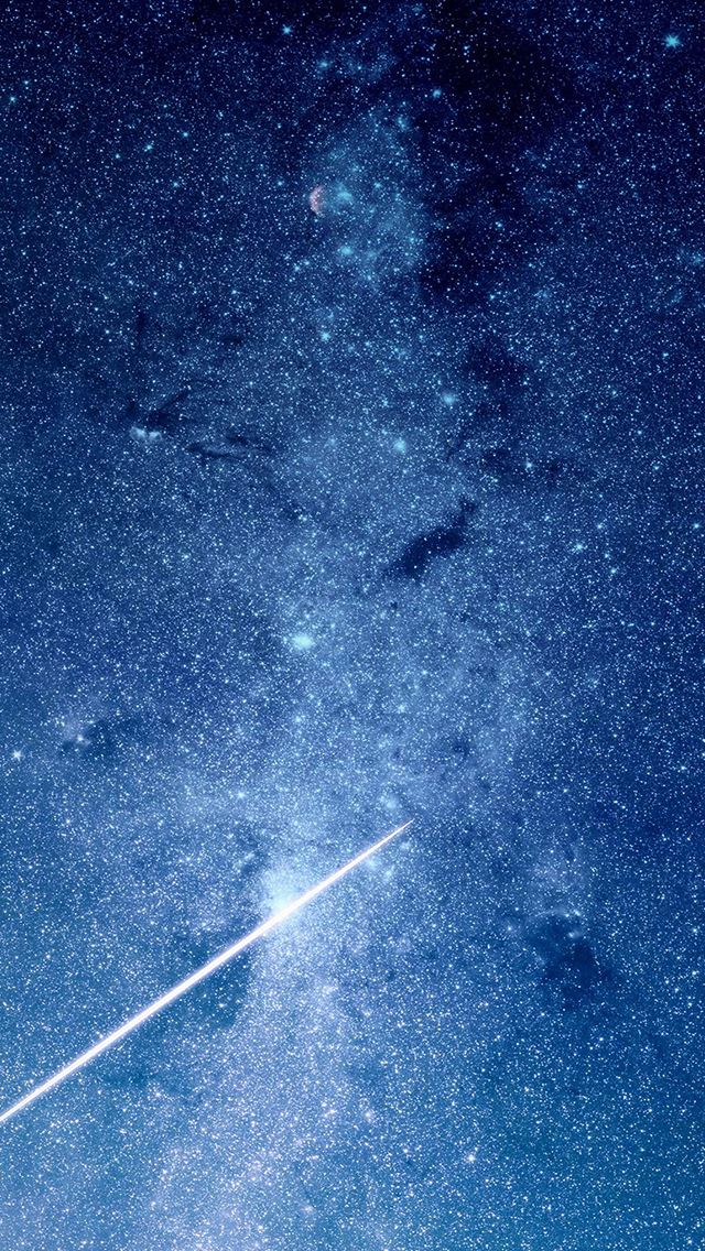 640x1136 Blue Galaxy Star Night Outer Space - outer space iPhone Wallpaper