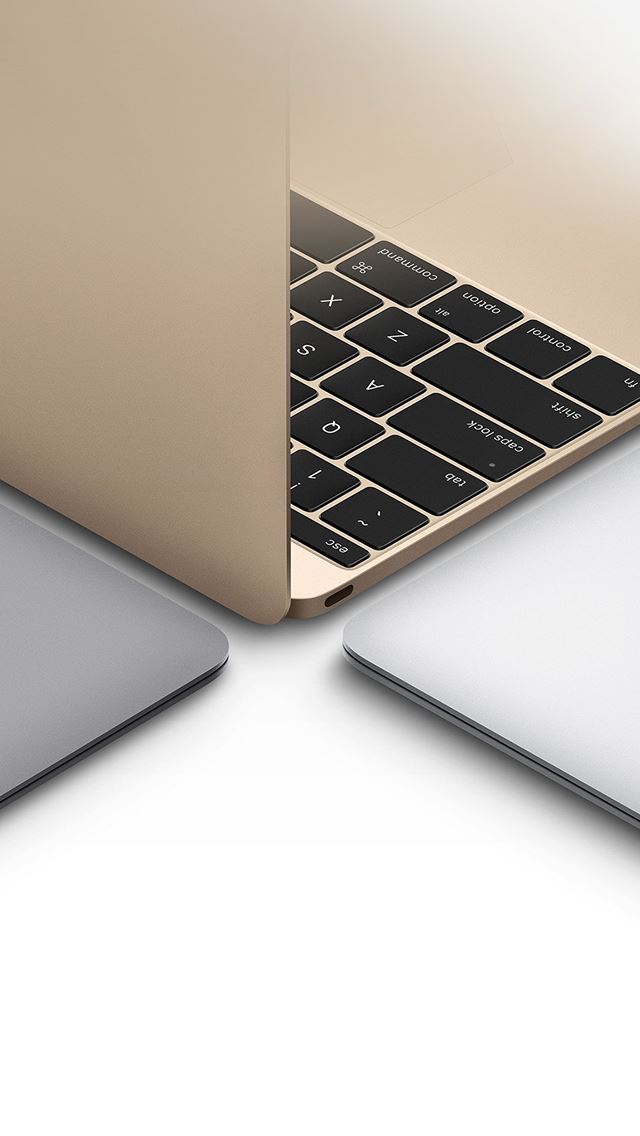 640x1136 Apple Macbook Gold Silver Slate Gray Art - macbook iPhone Wallpaper