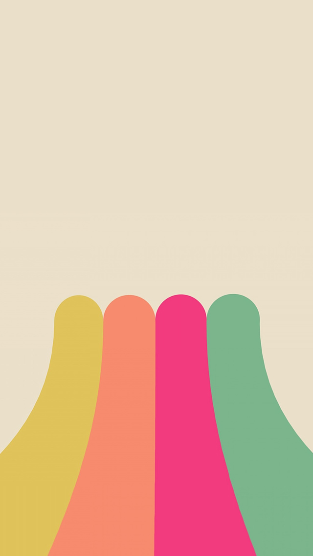 Rainbow Simple Minimal Abstract Pattern iPhone Wallpapers Free Download