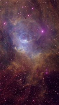 Celestial Body In Starry Outer Space wallpaper