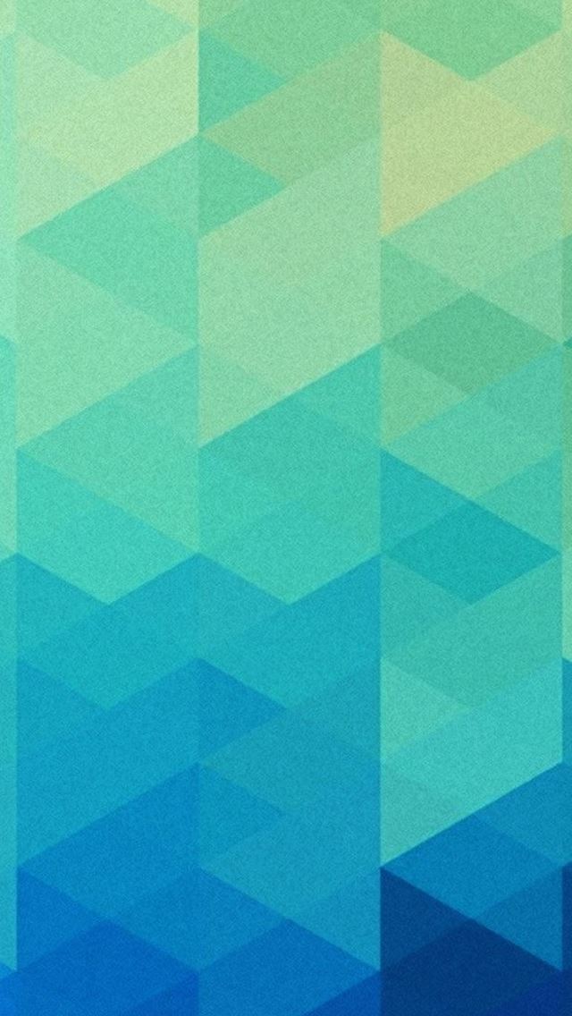 640x1136 Triangle Art Euro Blue Moda Pattern - triangle iPhone Wallpaper