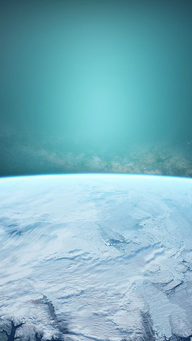 640x1136 Winter Outer Space Blue Earth Surface - outer space iPhone Wallpaper