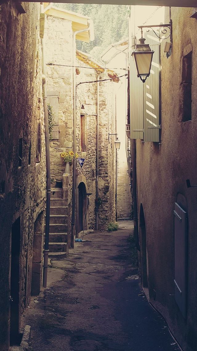 640x1136 Nature Vintage Country Town Road - retro iPhone Wallpaper