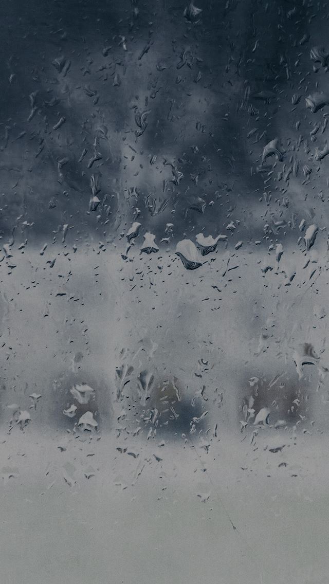 640x1136 Good To Stay Home Blue Rainy Window Background - glass iPhone Wallpaper