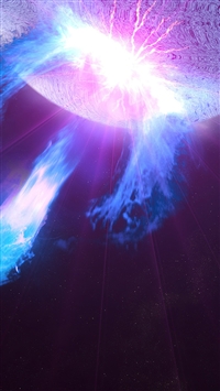 Outer Space Flare Light Dark Purple Pattern wallpaper