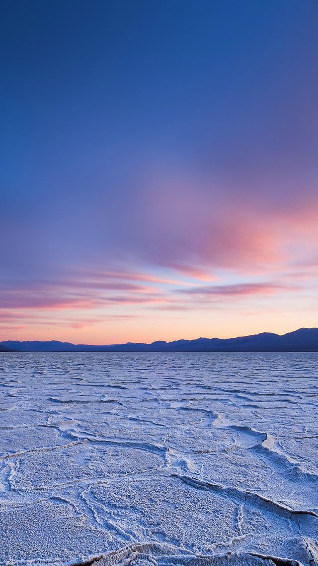 640x1136 Dead Sea Snow Sunset Mountain Nature - ice iPhone Wallpaper