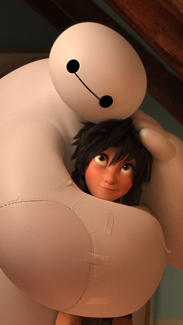 640x1136 Big Hero 6 Baymax Warm Hug - positive iPhone Wallpaper