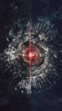 Robot Tech Eye Laser Light wallpaper