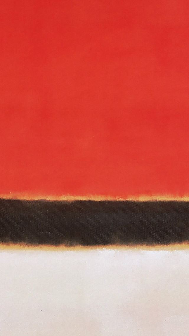 640x1136 Red White Paint Style Art Classic - style iPhone Wallpaper