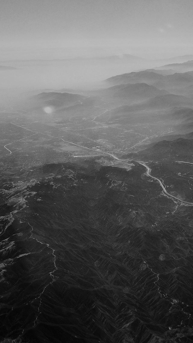 640x1136 Nature Sky Mountain View Night Flight - view iPhone Wallpaper