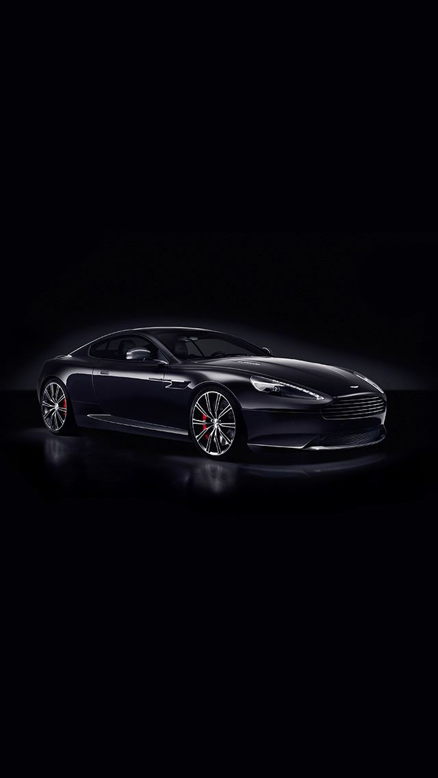 640x1136 Aston Martin Db9 Dark Sports Car - auto iPhone Wallpaper