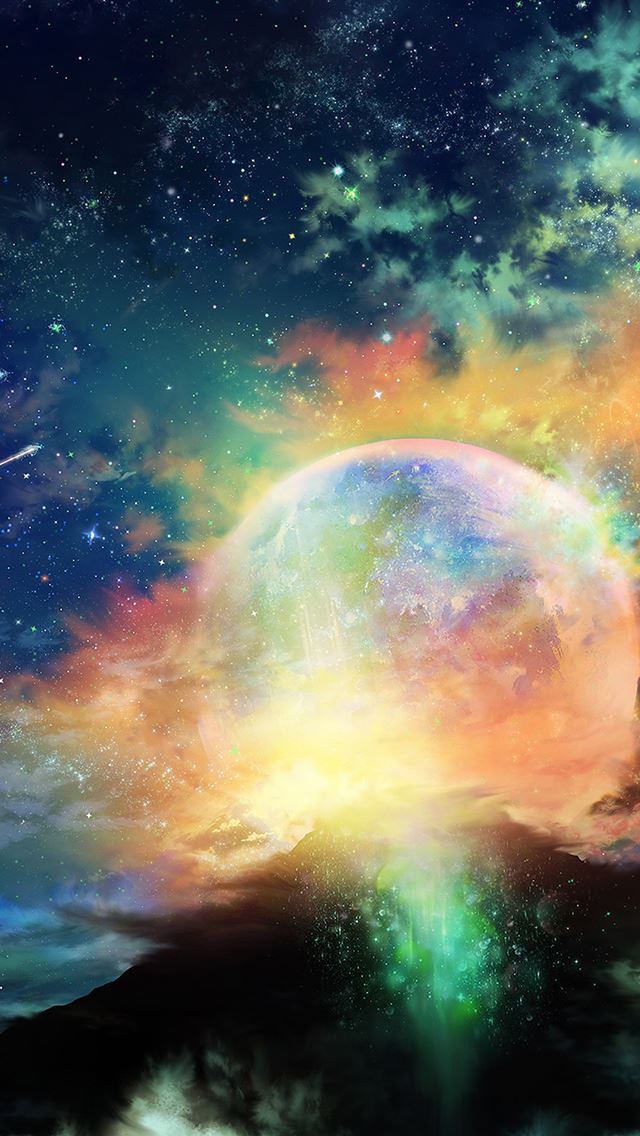 640x1136 Amazing Night Sky Dark Star Space - outer space iPhone Wallpaper